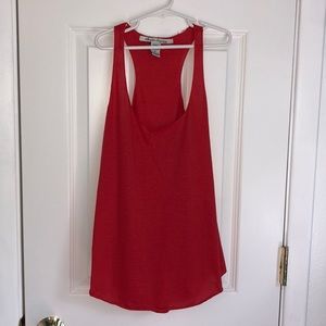 Red razor back Tank top